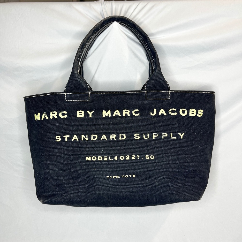 Marc by Marc Jacobs Tote Bag Canvas Standard Supply Workwear Black